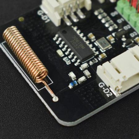 디바이스마트,MCU보드/전자키트 > 통신/네트워크 > RF/LoRa,DFROBOT,Gravity: Digital Wireless Transmit Switch (433MHz) [TEL0140],433Mhz RF 통신 기술을 기반 / 디지털 신호를 전송할 수 있으며 디지털 신호를 읽고 쓸 수 있는 모든 컨트롤러와 호환 /  안정적인 전송 거리: 15M 실내 / 송신기 방출 전류: 10mA@5V / 수신기 방출 전류: 6mA@5V