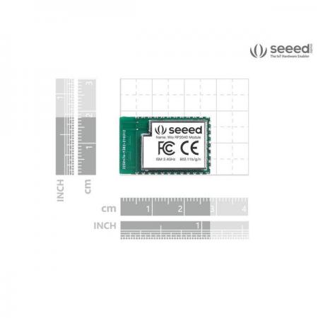디바이스마트,오픈소스/코딩교육 > 파이썬/IoT 개발 보드 > RP2040/RP2350,Seeedstudio,Wio RP2040 Module - Build-in RP2040 + ESP8285 WIFI chip - Wireless 2.4G & IoT Platform [102991556],고성능의 강력한 CPU : 듀얼 코어 133MHZ  Raspberry PI RP2040  프로세서, 264KB SRAM, 2MB 플래시,  최대 133MHz로 실행 / 초소형 크기:  18.0x 28.2x 1.0mm 32핀 SMT