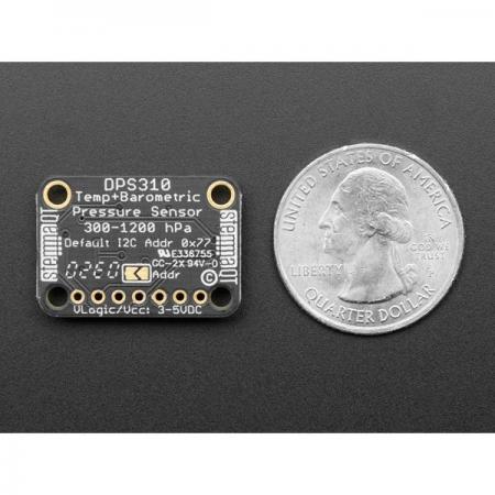 디바이스마트,MCU보드/전자키트 > 센서모듈 > 기압/무게/로드셀/Flex > 대기압/수압센서,Adafruit,Adafruit DPS310 Precision Barometric Pressure / Altitude Sensor - STEMMA QT / Qwiic [ada-4494],Adafruit DPS310 정밀 기압 / 고도 센서 / 온도 센서 내장 / I2C,SPI와 함께 사용가능/ STEMMA QT