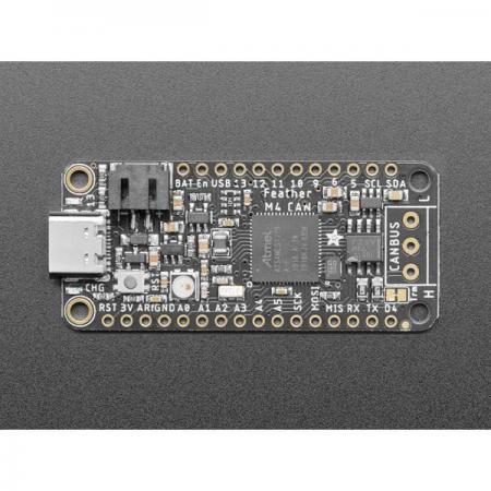 디바이스마트,MCU보드/전자키트 > 프로세서/개발보드 > ARM > Cortex-M4,Adafruit,Adafruit Feather M4 CAN Express with ATSAME51 [ada-4759],CAN 버스 지원이 내장된 SAME51 칩셋 / 120MHz Cortex m4 / 512KB Flash / 192KM RAM 지원 / 사이즈  52.2mm x 22.8mm x 7.2mm / 2.1 x 0.9 x 0.3
