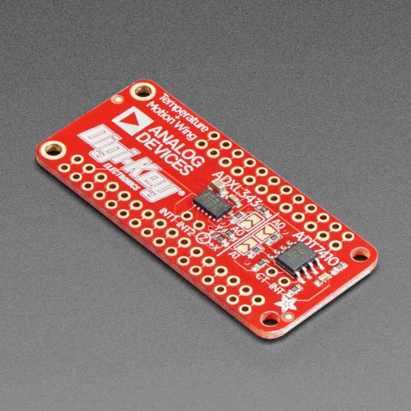 Adafruit ADXL343 + ADT7410 Sensor FeatherWing [ada-4147]