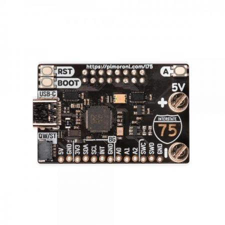디바이스마트,MCU보드/전자키트 > 디스플레이 > 도트매트릭스,Pimoroni,Interstate 75 [PIM584],HUB75 스타일 LED 매트릭스용 RP2040 기반 드라이버 보드 / USB-C는 최대 3A의 전력을 제공 / XiP를 지원하는 2MB의 QSPI 플래, RGB LED