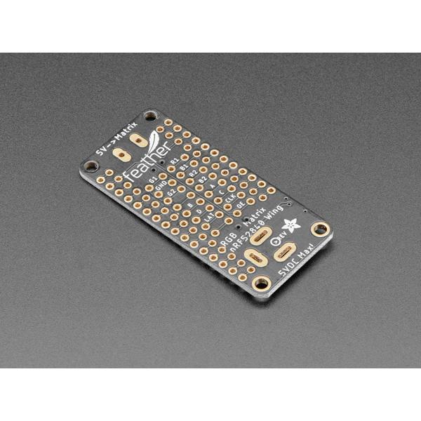 Adafruit RGB Matrix FeatherWing Kit - For nRF52840 Feathers [ada-4702]
