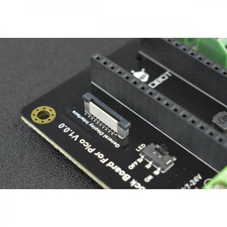 디바이스마트,오픈소스/코딩교육 > 라즈베리파이 > 라즈베리파이 확장보드/HAT,DFROBOT,Terminal Block Board for Raspberry Pi Pico [DFR0924],라즈베리파이피코용 /외부 전압 입력: 7-24V / 화면 인터페이스: GDI / GPIO x27 / 기본 ON 포트 표시기: 3.3V, 5V, VSYS, VBUS, VREF / 포트 LED 표시기 x35 /포트 LED 표시등 색상: 파란색