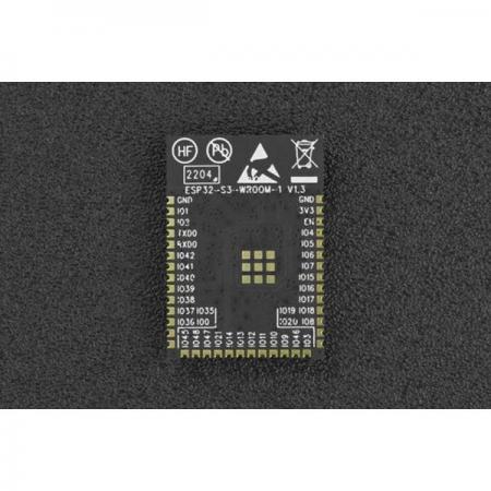 디바이스마트,MCU보드/전자키트 > 통신/네트워크 > 와이파이,DFROBOT,ESP32-S3-WROOM-1-N4 Module (PCB Antenna) [DFR0896],ESP32-S3 계열 SoC를 기반으로 구축된 강력한 일반 Wi-Fi+ Bluetooth LE MCU 모듈, 감지, 음성 명령 인식, 얼굴 감지 및 인식, 스마트 홈, 스마트 가전, 스마트 제어판, 스마트 스피커등에 쓰임.