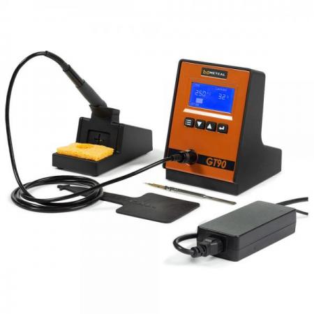 디바이스마트,수공구/전자공구/전동공구 > 전자공구 > 인두기/인두스탠드 > 고주파인두기,METCAL,온도조절형 고주파인두기 90W GT90-HP-T4,METCAL 온도조절형 고주파 인두기 세트 90W