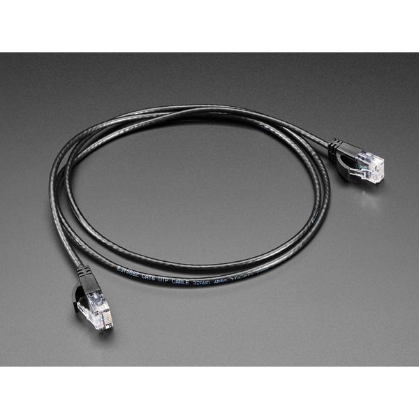 Skinny Ethernet LAN UTP CAT6 Cable - 3mm diameter - 1 meter long [ada-5441]