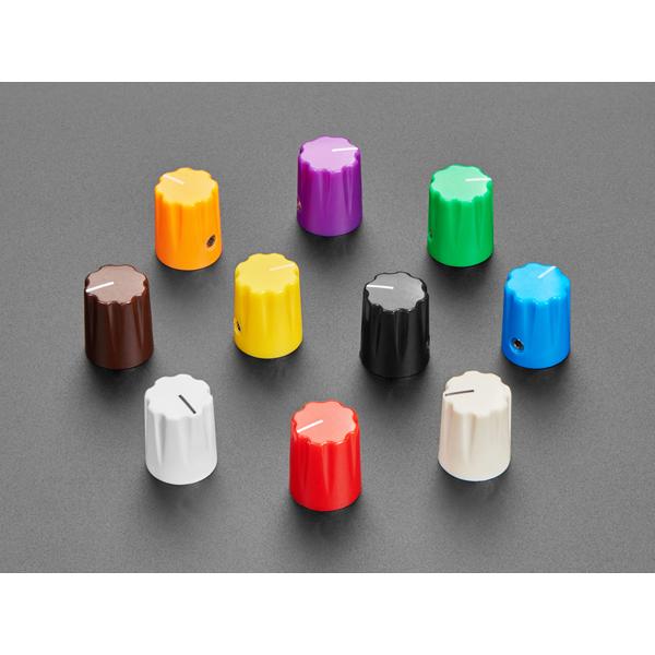 Multi-Color Micro Potentiometer Knob - Rainbow 10 pack [ada-5542]