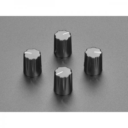 디바이스마트,스위치/부저/전기부품 > 지원부품 > 노브,Adafruit,Black Micro Potentiometer Knob - 4 pack [ada-5541],검은색 플라스틱 노브 / 4가지 팩 / 작은 릴 고정나사