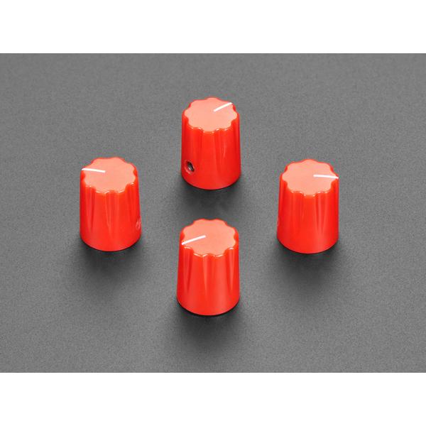 Red Micro Potentiometer Knob - 4 pack [ada-5532]