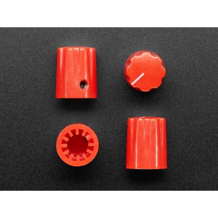 디바이스마트,스위치/부저/전기부품 > 지원부품 > 노브,Adafruit,Red Micro Potentiometer Knob - 4 pack [ada-5532],빨강색 플라스틱 노브 / 4가지 팩 / 작은 릴 고정나사