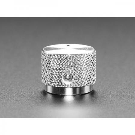 디바이스마트,스위치/부저/전기부품 > 지원부품 > 노브,Adafruit,Anodized Aluminum Machined Knob - Silver - 20mm Diameter [ada-5528],고급스럽게 가공된 은색 알루미늄 노브 / 미끄럼 방지 처리 / 양극 산화 코팅