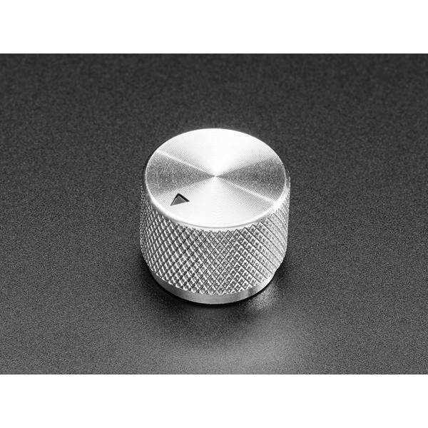 Anodized Aluminum Machined Knob - Silver - 20mm Diameter [ada-5528]