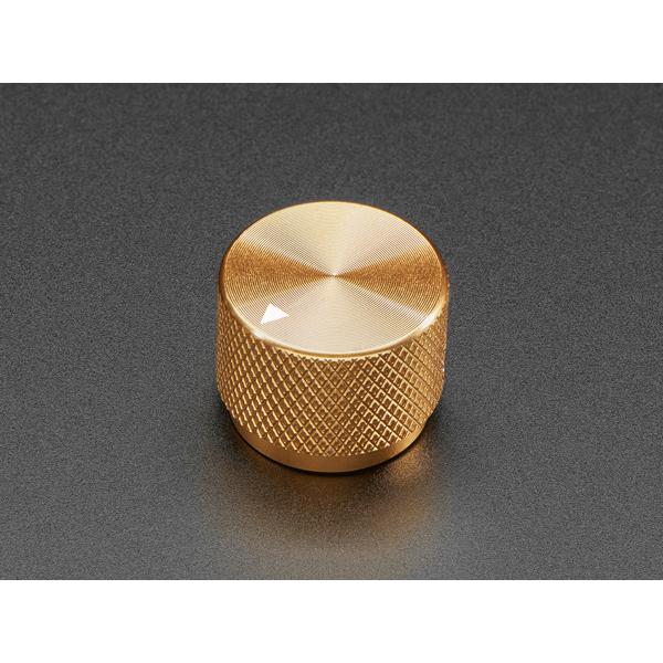 Anodized Aluminum Machined Knob - Gold - 20mm Diameter [ada-5531]