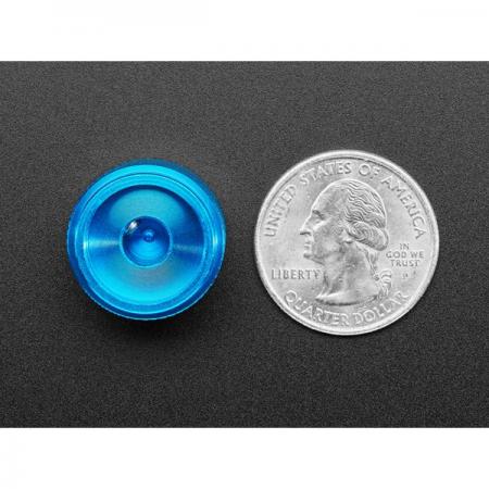 디바이스마트,스위치/부저/전기부품 > 지원부품 > 노브,Adafruit,Anodized Aluminum Machined Knob - Blue - 20mm Diameter [ada-5529],고급스럽게 가공된 파란색 알루미늄 노브 / 미끄럼 방지 처리 / 양극 산화 코팅