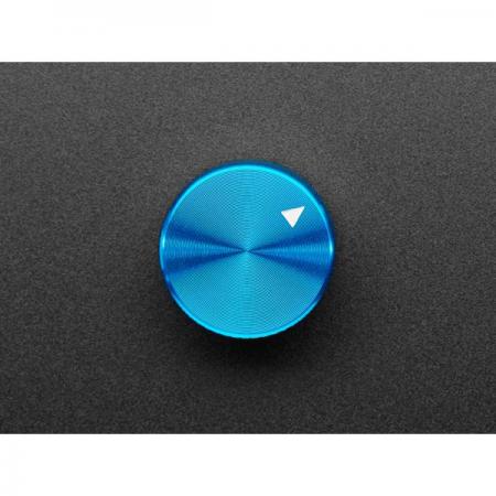 디바이스마트,스위치/부저/전기부품 > 지원부품 > 노브,Adafruit,Anodized Aluminum Machined Knob - Blue - 20mm Diameter [ada-5529],고급스럽게 가공된 파란색 알루미늄 노브 / 미끄럼 방지 처리 / 양극 산화 코팅