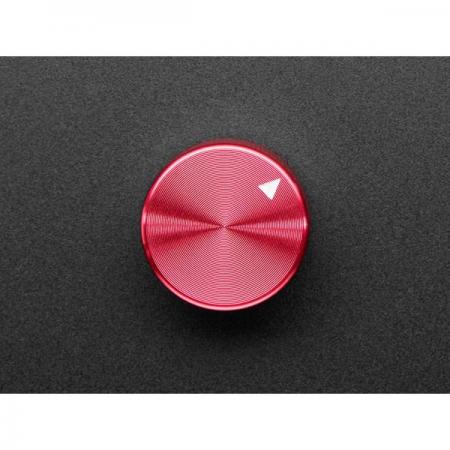 디바이스마트,스위치/부저/전기부품 > 지원부품 > 노브,Adafruit,Anodized Aluminum Machined Knob - Red - 20mm Diameter [ada-5530],고급스럽게 가공된 빨간색 알루미늄 노브 / 미끄럼 방지 처리 / 양극 산화 코팅
