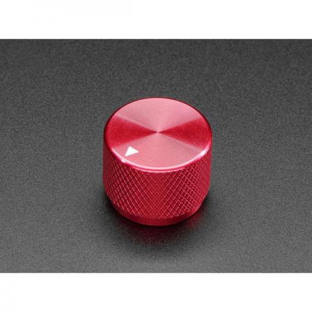 디바이스마트,스위치/부저/전기부품 > 지원부품 > 노브,Adafruit,Anodized Aluminum Machined Knob - Red - 20mm Diameter [ada-5530],고급스럽게 가공된 빨간색 알루미늄 노브 / 미끄럼 방지 처리 / 양극 산화 코팅