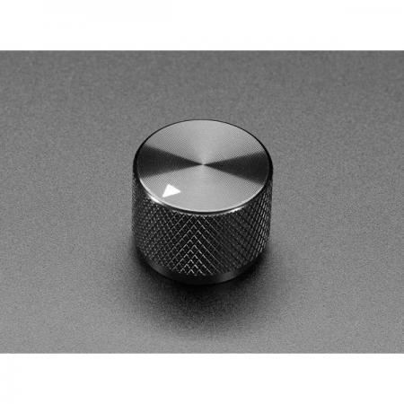 디바이스마트,스위치/부저/전기부품 > 지원부품 > 노브,Adafruit,Anodized Aluminum Machined Knob - Black - 20mm Diameter [ada-5527],고급스럽게 가공된 검은색 알루미늄 노브 / 미끄럼 방지 처리 / 양극 산화 코팅