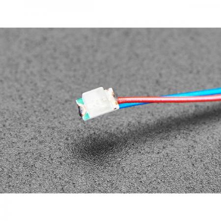 디바이스마트,LED/LCD > SMD LED(칩타입) > 2012사이즈 SMD LED,Adafruit,Miniature Wired LEDs - 0805 SMT LED - Purple - 5 pack [ada-5491],SMD LED / 와이어 랩 / 보라색 번들 / 길이 : 30cm / 전압 : 약 3.2V