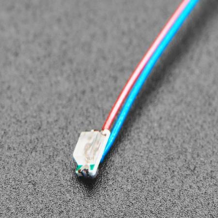 디바이스마트,LED/LCD > SMD LED(칩타입) > 2012사이즈 SMD LED,Adafruit,Miniature Wired LEDs - 0805 SMT LED - Blue - 5 pack [ada-5490],SMD LED / 와이어 랩 / 파란색 번들 / 길이 : 30cm / 전압 : 약 3.2V