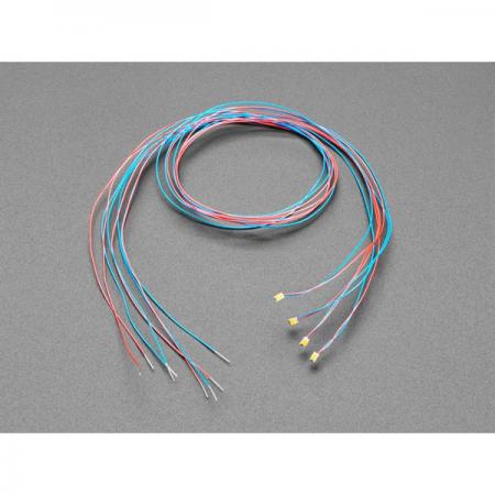 디바이스마트,LED/LCD > SMD LED(칩타입) > 2012사이즈 SMD LED,Adafruit,Miniature Wired LEDs - 0805 SMT LED - Pink - 5 pack [ada-5488],SMD LED / 와이어 랩 / 핑크색 번들 / 길이 : 30cm / 전압 : 약 3.2V