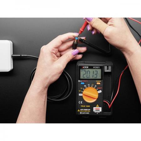 디바이스마트,케이블/전선 > USB 케이블 > 데이터케이블(MM) > USB 3.1 C타입 케이블,Adafruit,USB Type C 3.1 PD to 5.5mm Barrel Jack Cable - 20V 5A Output - 1.2m long with E-Mark [ada-5452],USB Type C 3.1 PD / 5.5 배럴 잭 케이블 / 20V 5A 출력 / PD / EMARK 칩 / 길이 : 1.2m