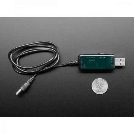 디바이스마트,MCU보드/전자키트 > 전원/신호/저장/응용 > 인터페이스/먹서,Adafruit,USB to 5.5mm/2.1mm DC Booster Cable - 9V or 12V Output [ada-5457],USB 5.5mm/2.1mm DC 부스터 케이블 / 9V, 12V 출력 지원 / 부스트 컨버터