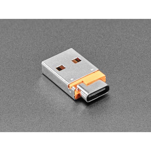 USB A Plug to USB C Jack Microadapter [ada-5461]