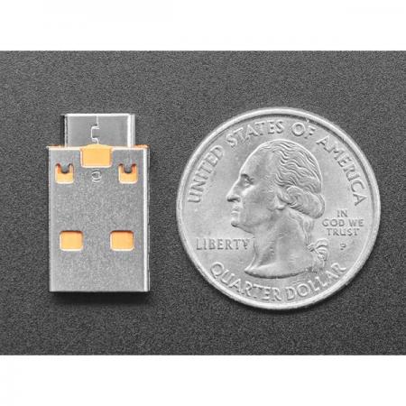 디바이스마트,케이블/전선 > USB 케이블 > 변환젠더(MF) 케이블,Adafruit,USB A Plug to USB C Jack Microadapter [ada-5461],USB A 플러그 / USB C 잭 마이크로 어댑터 / USB A 소켓이 있는 모든 장치와 잘 작동하며 USB C 케이블을 연결할 수 있습니다. / USB 1 또는 2에서 가장 잘 작동