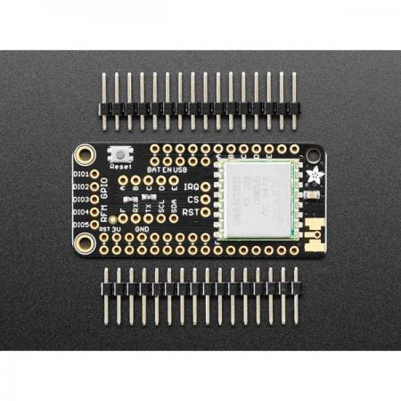 디바이스마트,MCU보드/전자키트 > 통신/네트워크 > RF/LoRa,Adafruit,Adafruit LoRa Radio FeatherWing - RFM95W 900 MHz - RadioFruit [ada-3231],868MHz, 915MHz 송수신에 사용할 수 있는 LoRa 9x @ 900MHz 무선 버전 /SX127x LoRa기반 모듈 / +5 ~ +20dBm 최대 100mW 전원 출력