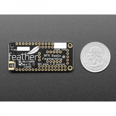 디바이스마트,MCU보드/전자키트 > 통신/네트워크 > RF/LoRa,Adafruit,Adafruit LoRa Radio FeatherWing - RFM95W 900 MHz - RadioFruit [ada-3231],868MHz, 915MHz 송수신에 사용할 수 있는 LoRa 9x @ 900MHz 무선 버전 /SX127x LoRa기반 모듈 / +5 ~ +20dBm 최대 100mW 전원 출력
