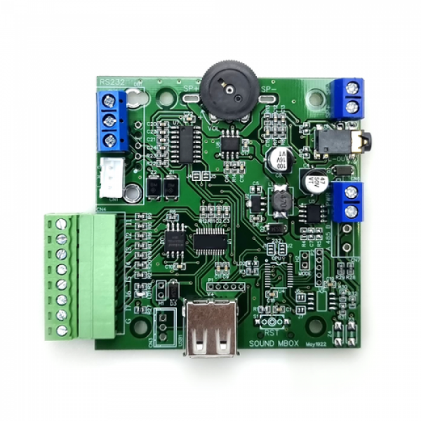디바이스마트,MCU보드/전자키트 > 음악/앰프/녹음 > MP3/음악재생,한진데이타,스피커 포함  RS232C/IO제어 사운드 재생모듈  (P7149-3),구동음원 : MP3, WAV / 스피커 출력 : 15W (Mono) / 구동전압 : DC12~24V