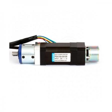 디바이스마트,기계/제어/로봇/모터 > 모터류 > BLDC모터 > BLDC모터,MotorBank,엔코더 브레이크장착 유성감속기어 BLDC모터 PG42-BL4281EB 1000cpr 77W,Φ42mm Encoder Brake장착 77.5W 1000CPR 유성감속기어 BLDC모터 DC24V 고정밀 BLDC모터 장수명, 고출력, 의료기, 검사장비