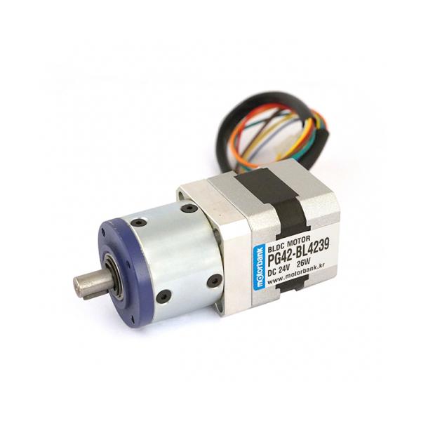 42파이 BLDC모터 유성감속기어모터 PG42-BL4239 DC 24V 26W 6400RPM