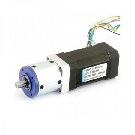 디바이스마트,기계/제어/로봇/모터 > 모터류 > BLDC모터 > BLDC모터,MotorBank,42파이 유성감속기어 BLDC모터 PG42-BL4281 24V 77.5W 고성능,DC24V 4,000 rpm 77.5W 고정밀 BLDC모터 장수명, 고출력, 의료기, 프린터, 컨베이어, 검사장비