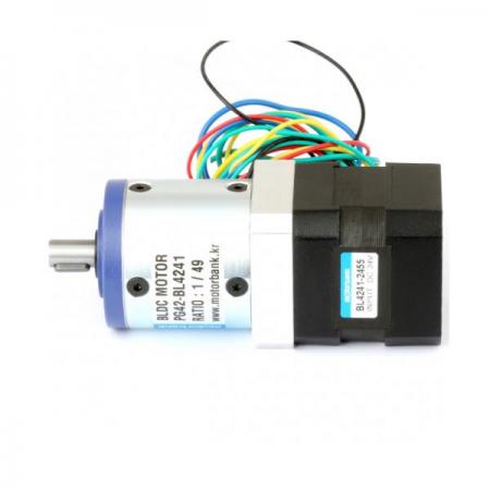 디바이스마트,기계/제어/로봇/모터 > 모터류 > BLDC모터 > BLDC모터,MotorBank,직경42파이 유성감속기어 BLDC모터 PG42-BL4241 24V 26W 고성능,DC24V 4,000 rpm 출력 26W(와트) 고정밀 BLDC모터 장수명, 고출력, 의료기, 프린터, 컨베이어, 검사장비