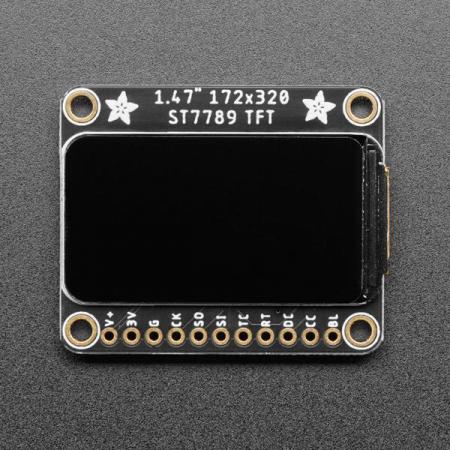 디바이스마트,MCU보드/전자키트 > 디스플레이 > LCD/OLED,Adafruit,Adafruit 1.47' 320x172 Round Rectangle Color IPS TFT Display - ST7789 [ada-5393],ST7735 / 컬러 IPS TFT 디스플레이 / 320x172 직사각형 / 크기 : 37x30.5 mm 장착 구멍 : 1.2인치 x 1인치