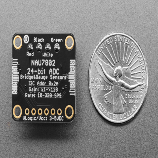 디바이스마트,MCU보드/전자키트 > 전원/신호/저장/응용 > ADC/DAC,Adafruit,Adafruit NAU7802 24-Bit ADC - STEMMA QT / Qwiic [ada-4538],NAU7802 / 스트레인 게이지/로드 셀 또는 기타 센서를 측정할 수 있는 교정 회로 24bit ADC / 크기 : 25.3x23x4.5mm