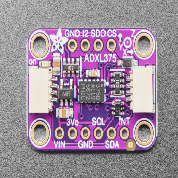 디바이스마트,MCU보드/전자키트 > 센서모듈 > 가속도/자이로/지자기센서 > 가속도센서,Adafruit,ADXL375 - High G Accelerometer (+-200g) with I2C and SPI - STEMMA QT / Qwiic [ada-5374],라즈베리파이3 용 어레이 마이크 키트 / 시끄러운 환경에서도 음성을 듣고 인식하도록 설계되었습니다.