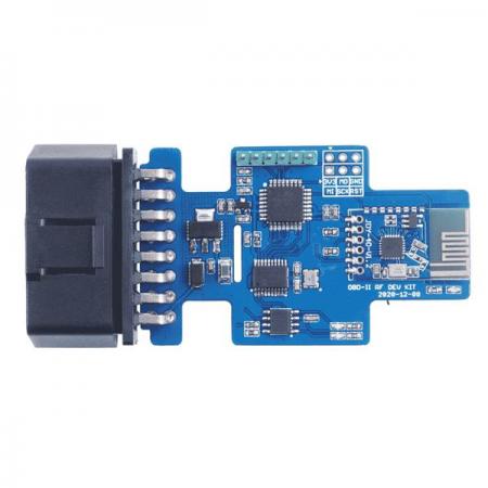 디바이스마트,MCU보드/전자키트 > 통신/네트워크 > CAN통신,Seeedstudio,CAN BUS OBD-II RF Dev Kit - 2.4Ghz wireless - Arduino Support [110061304],초저전력 소비: 최저 2.1uA 절전 전류(WOR 모드) / 초소형 크기: 12mm * 12mm * 2.5mm 28핀 SMT  / 고성능:  TXOP=22dBm@868 /915MHz; 125KHz BW의 SF12에 대한 -136.5dBm 감도 / 장거리 사용: 158dB 링크 예산