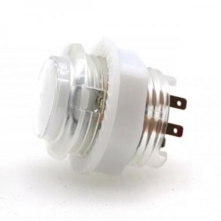 디바이스마트,스위치/부저/전기부품 > 스위치 > 푸쉬버튼 스위치 > 조광형 스위치,SMG,24mm 아케이드 LED 버튼 스위치 화이트 [SZH-ACD001],24mm 푸시 스위치 / 내부 LED 포함 / 화이트