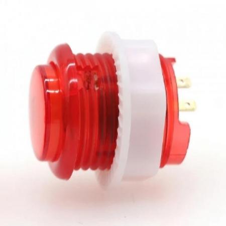 디바이스마트,스위치/부저/전기부품 > 스위치 > 푸쉬버튼 스위치 > 조광형 스위치,SMG,24mm 아케이드 LED 버튼 스위치 레드 [SZH-ACD003],24mm 푸시 스위치 / 내부 LED 포함 / 레드