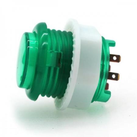 디바이스마트,스위치/부저/전기부품 > 스위치 > 푸쉬버튼 스위치 > 조광형 스위치,SMG,24mm 아케이드 LED 버튼 스위치 그린 [SZH-ACD005],24mm 푸시 스위치 / 내부 LED 포함 / 그린