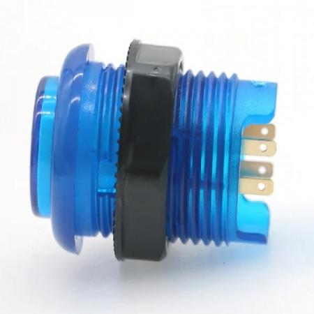 디바이스마트,스위치/부저/전기부품 > 스위치 > 푸쉬버튼 스위치 > 조광형 스위치,SMG,28mm 아케이드 LED 버튼 스위치 블루 [SZH-ACD007],28mm 푸시 스위치 / 내부 LED 포함 / 블루