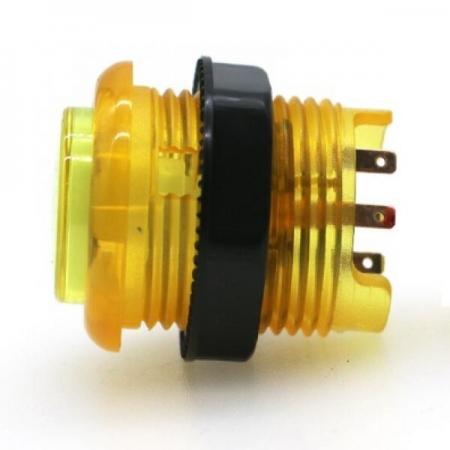 디바이스마트,스위치/부저/전기부품 > 스위치 > 푸쉬버튼 스위치 > 조광형 스위치,SMG,28mm 아케이드 LED 버튼 스위치 옐로우 [SZH-ACD009],28mm 푸시 스위치 / 내부 LED 포함 / 옐로우