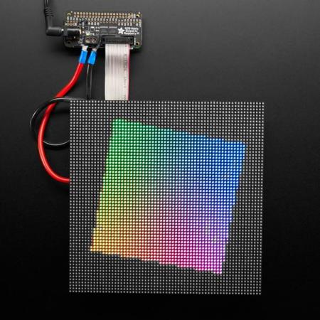 디바이스마트,오픈소스/코딩교육 > 라즈베리파이 > 라즈베리파이 디스플레이,Adafruit,Adafruit RGB Matrix Bonnet for Raspberry Pi [ada-3211],라즈베리파이용 RGB Matrix / 3.3V에서 5.0V 로직으로 변환하는 온보드 레벨 시프터 / 심플한 디자인 / 전원 보호 회로 / HUB75