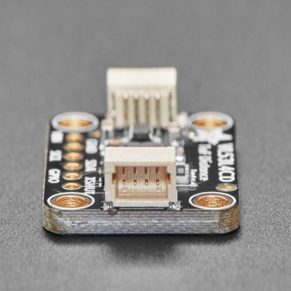 디바이스마트,MCU보드/전자키트 > 센서모듈 > 라이다/거리/초음파/라인 > 거리/근접센서,Adafruit,Adafruit VL53L4CD Time of Flight Distance Sensor - ~1 to 1300mm - STEMMA QT / Qwiic [ada-5396],전체 시야(FoV)에서 0 ~ 1200mm / 1mm 이하의 단거리 선형성 / 18 °의 대각선 FoV / 최대 100Hz의 빠른 주파수 범위