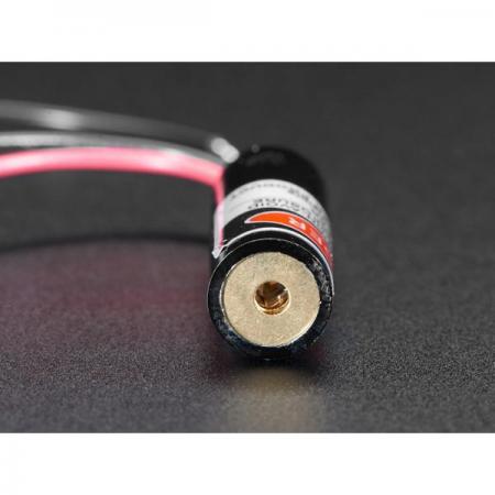디바이스마트,LED/LCD > LED 관련 상품 > 레이저 모듈,Adafruit,Line Laser Diode - 5mW 650nm Red [ada-1057],레이저 다이오드 / 점을 선으로 바꾸는 렌즈 부착 / 빨간색 / 5nW 650nm / 길이 : 32.82mm / 빔 퍼짐 : 120°