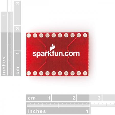 디바이스마트,커넥터/PCB > PCB기판/관련상품 > IC 변환기판 > SOIC 변환기판,SparkFun,SparkFun SOIC to DIP Adapter - 20-Pin [BOB-00495],저렴한 SOIC 브레이크아웃 보드 / 작업하기 쉽고 브레드보드와 잘 통합되는 0.1인치 헤더에 표준 SOIC 패키지 IC를 인터페이스합니다.